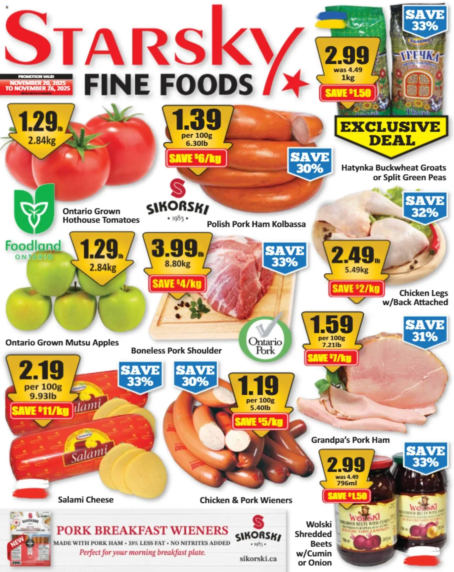 Preview of leaflet Weekly flyer / circulaire from shop Starsky is valid from Nov 20, 2025