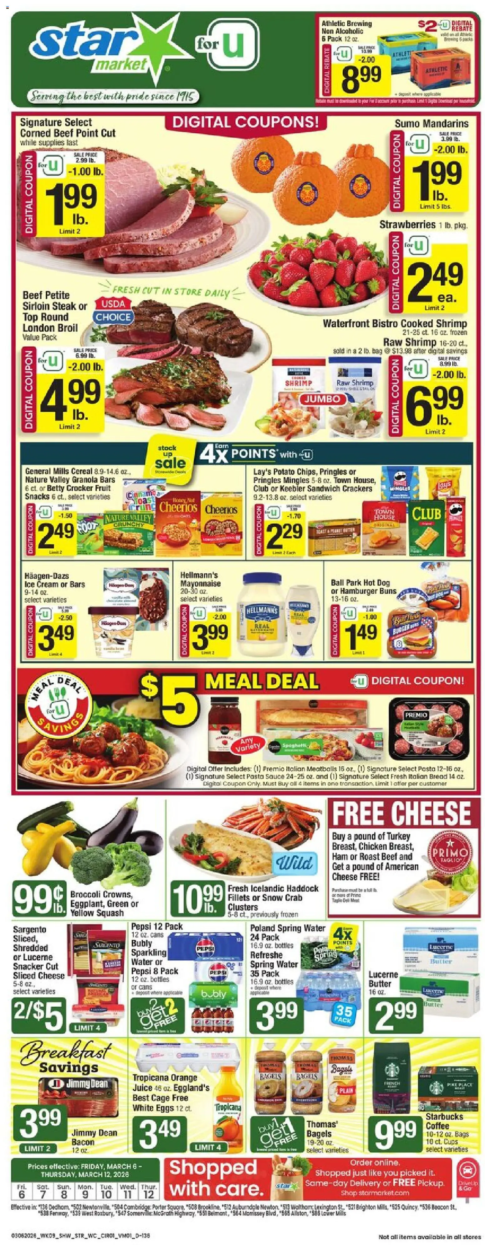 Ad Preview of Star Market Star Market Weekly Ad - MA from 03/06/2026