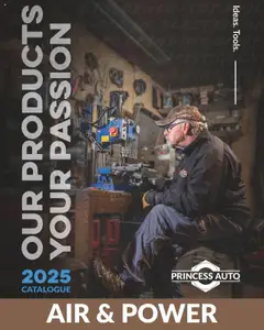 Un aperçu du dépliant Catalogue - Air & power du magasin Princess Auto est valide à partir 16 avr. 2025