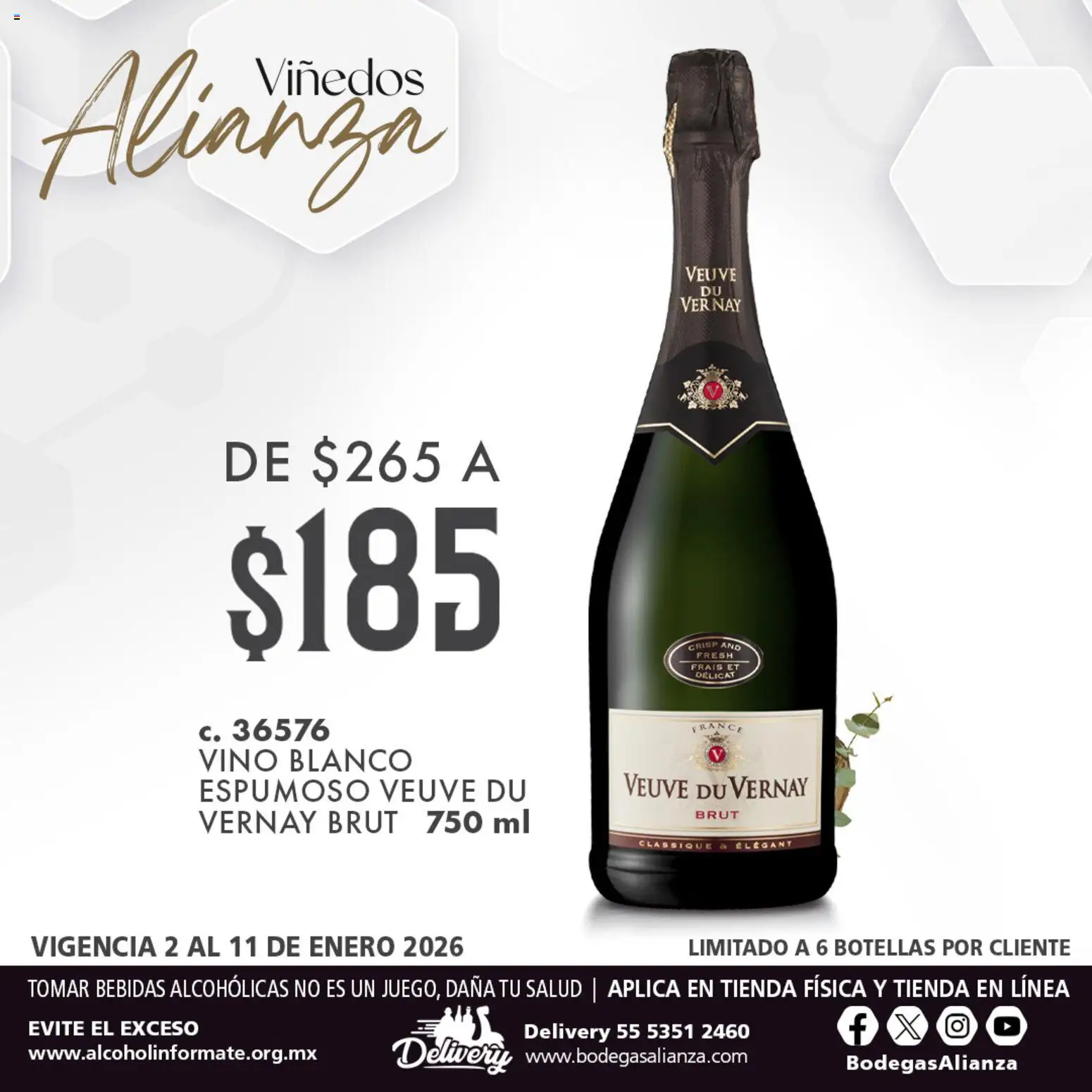 Vista previa las ofertas de la tienda Bodegas Alianza - Catálogo Viñedos Alianza desde el 02/01/2026 