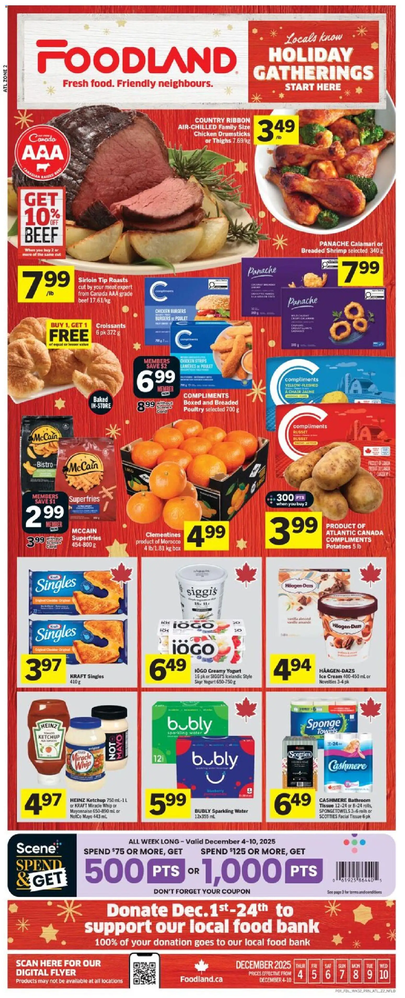 Preview of leaflet Weekly Flyer - NL from shop Foodland is valid from Dec 04, 2025