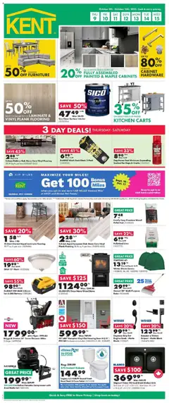 Preview of leaflet Weekly Flyer - PE from shop Kent is valid from Oct 09, 2025