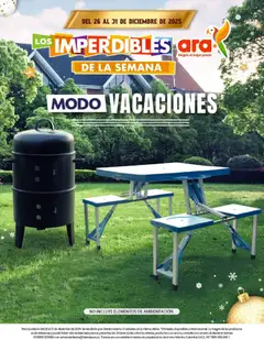  Vista previa del prospecto Imperdibles ara de la semana del almacen Ara válida del 26/12/2025 al 31/12/2025