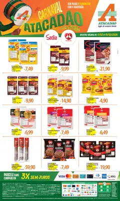 Pré-Visualização do folheto "Ofertas - RS" da loja Atacadão válido a partir de 11/02/2026