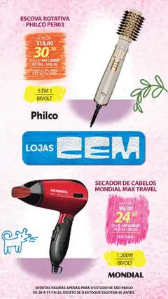 Pré-Visualização do folheto "Ofertas atuais" da loja Lojas Cem válido a partir de 20/10/2025 | Página: 136