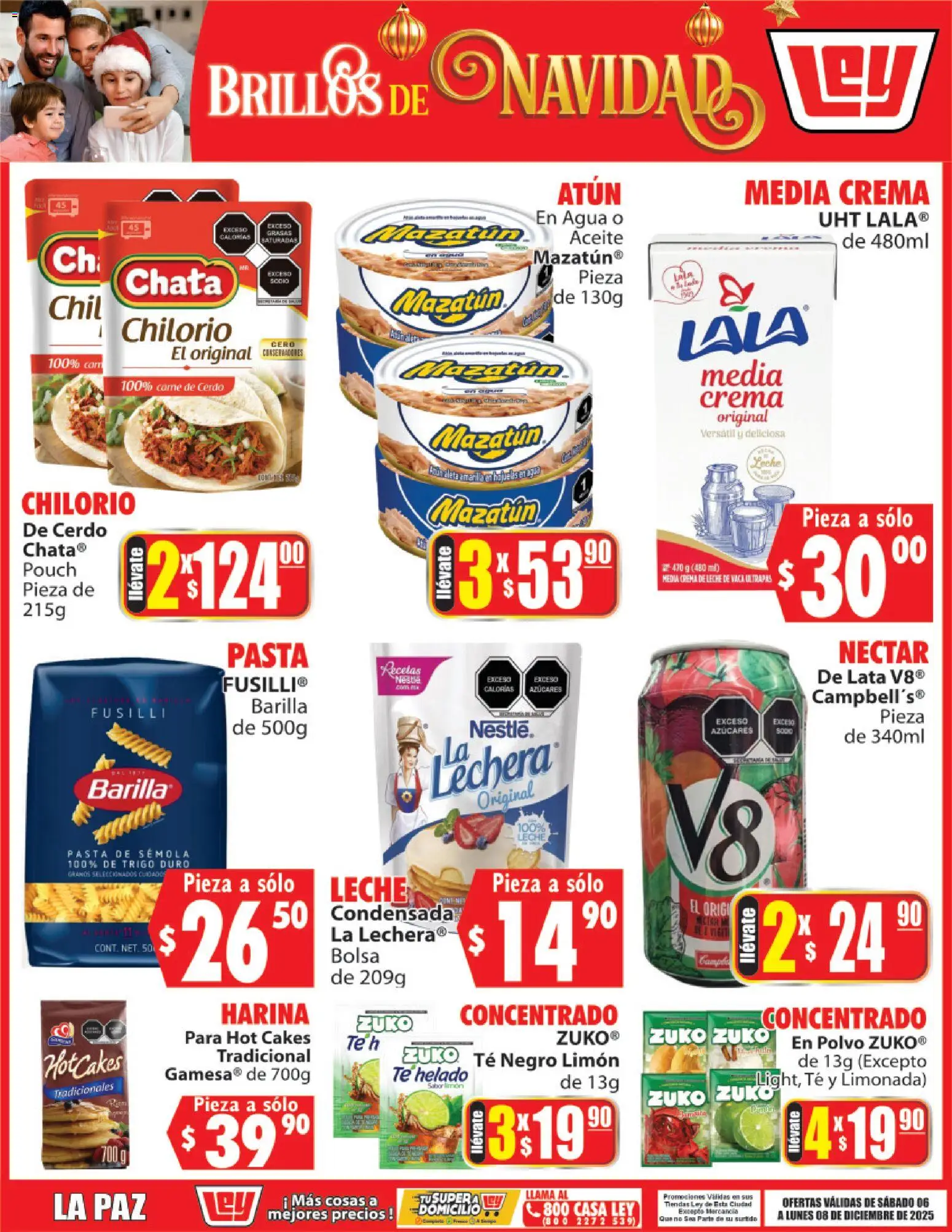 Vista previa las ofertas de la tienda Casa Ley - Folleto Brillos de Navidad desde el 06/12/2025 