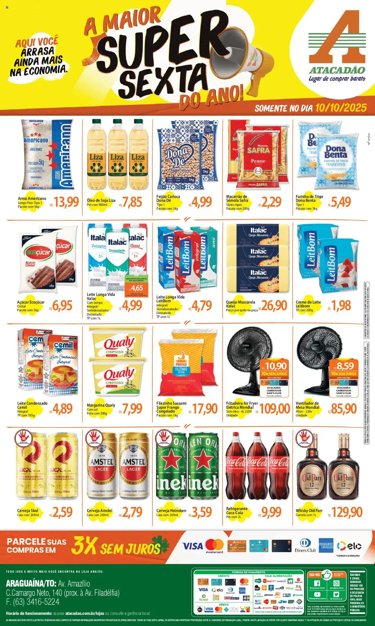 Atacadão folheto "Ofertas - TO" válido a partir de 10/10/2025 - número de página 1
