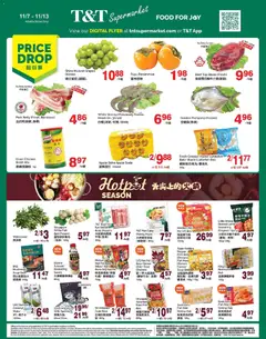 Un aperçu du dépliant Weekly Flyer - AB du magasin T&T Supermarket est valide à partir 7 nov. 2025