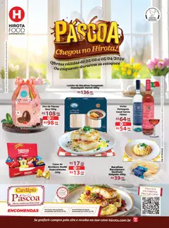 Pré-Visualização do folheto "Hirota Food ofertas Especial Páscoa" da loja Hirota Food válido a partir de 25/03/2026