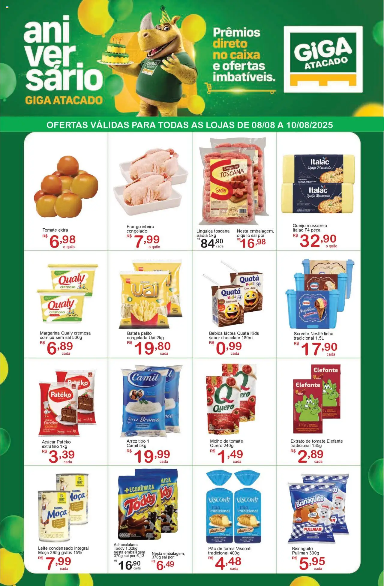 GIGA Atacado folheto "Ofertas da semana" válido a partir de 08/08/2025 - número de página 1