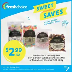 Preview of catalogue Catalogue from shop FreshChoice valid 20 Oct 2025