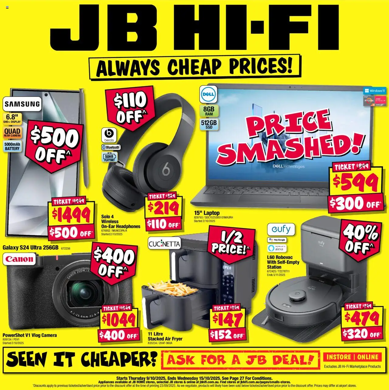 JB Hi-Fi catalogue valid from 09/10/2025 - page 1