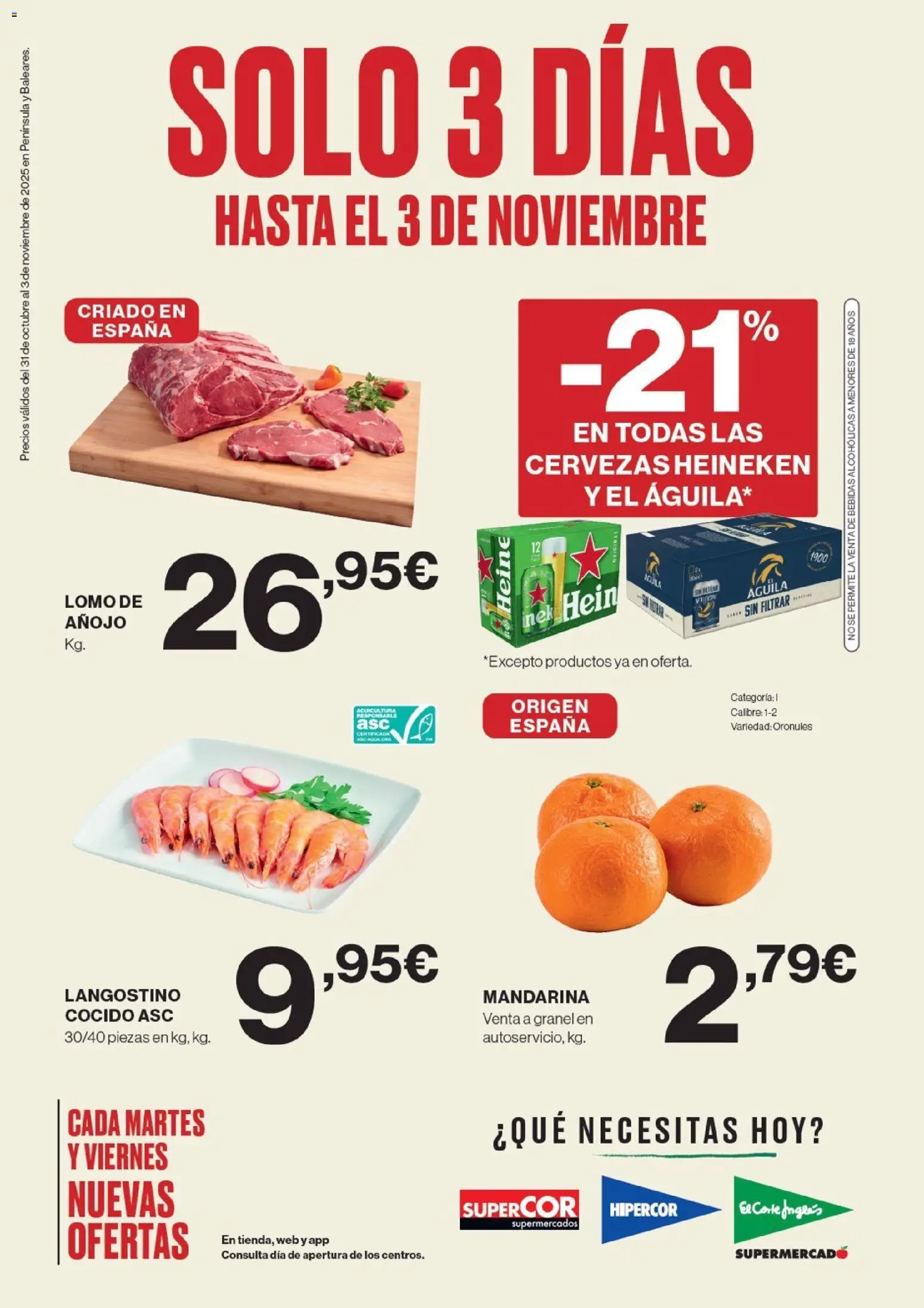 Vista previa las ofertas de la tienda El Corte Inglés - Catálogo desde el 31/10/2025 
