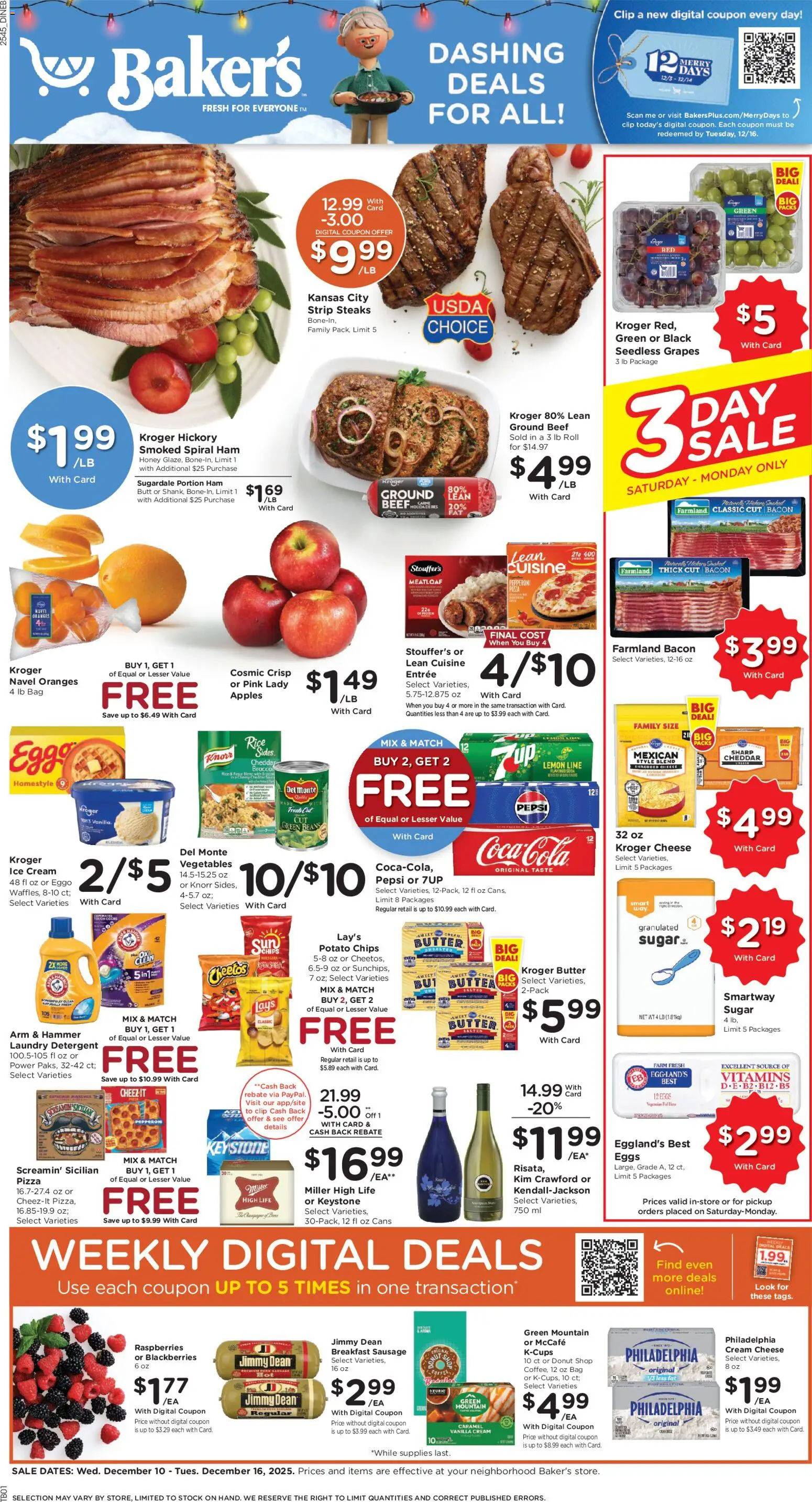 Ad Preview of Baker's Weekly Ad from 12/10/2025