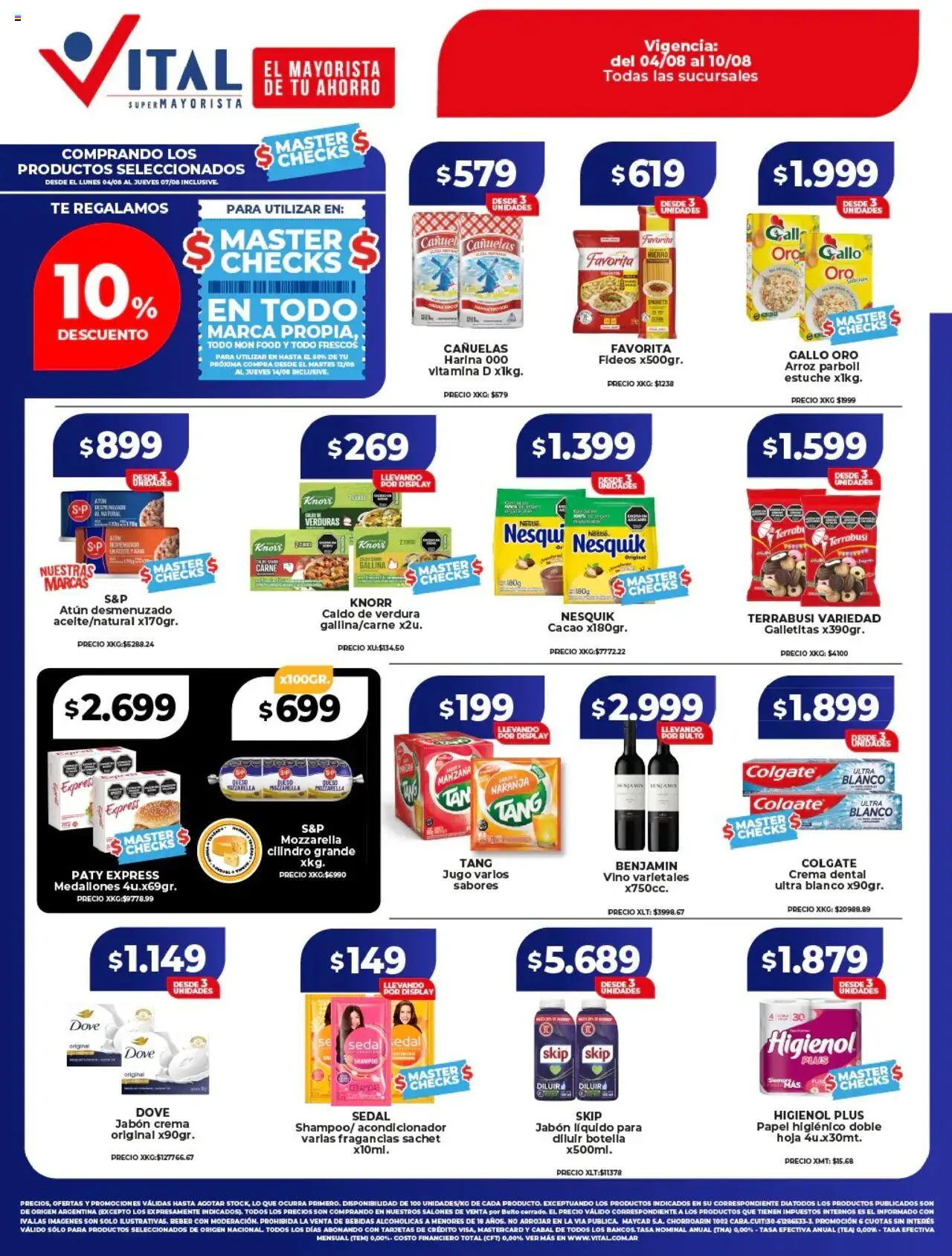 Vital Ofertas del 04/08/2025 >> Catálogo
