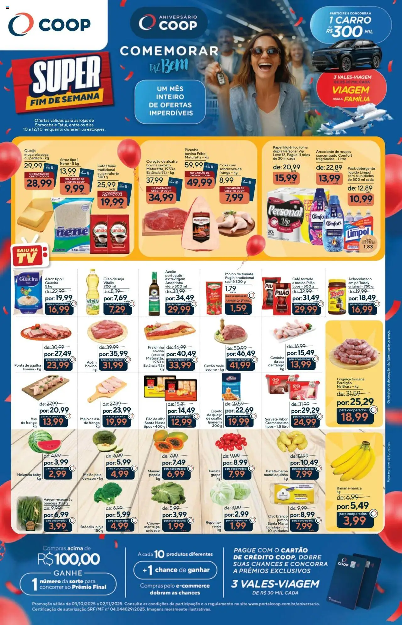 Coop folheto "Ofertas Fim de Semana" válido a partir de 10/10/2025 - número de página 1