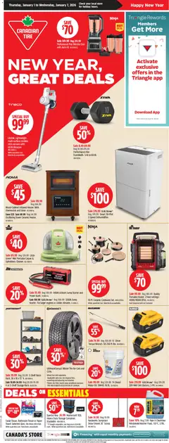 Preview of leaflet Weekly Flyer from shop Canadian Tire is valid from Jan 01, 2026