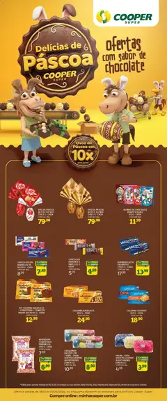 Pré-Visualização do folheto "Cooper ofertas Super Páscoa" da loja Cooper válido a partir de 18/03/2026