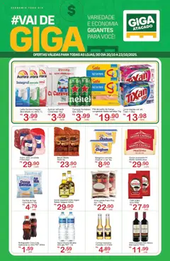 Pré-Visualização do folheto "Ofertas da semana" da loja GIGA Atacado válido a partir de 20/10/2025
