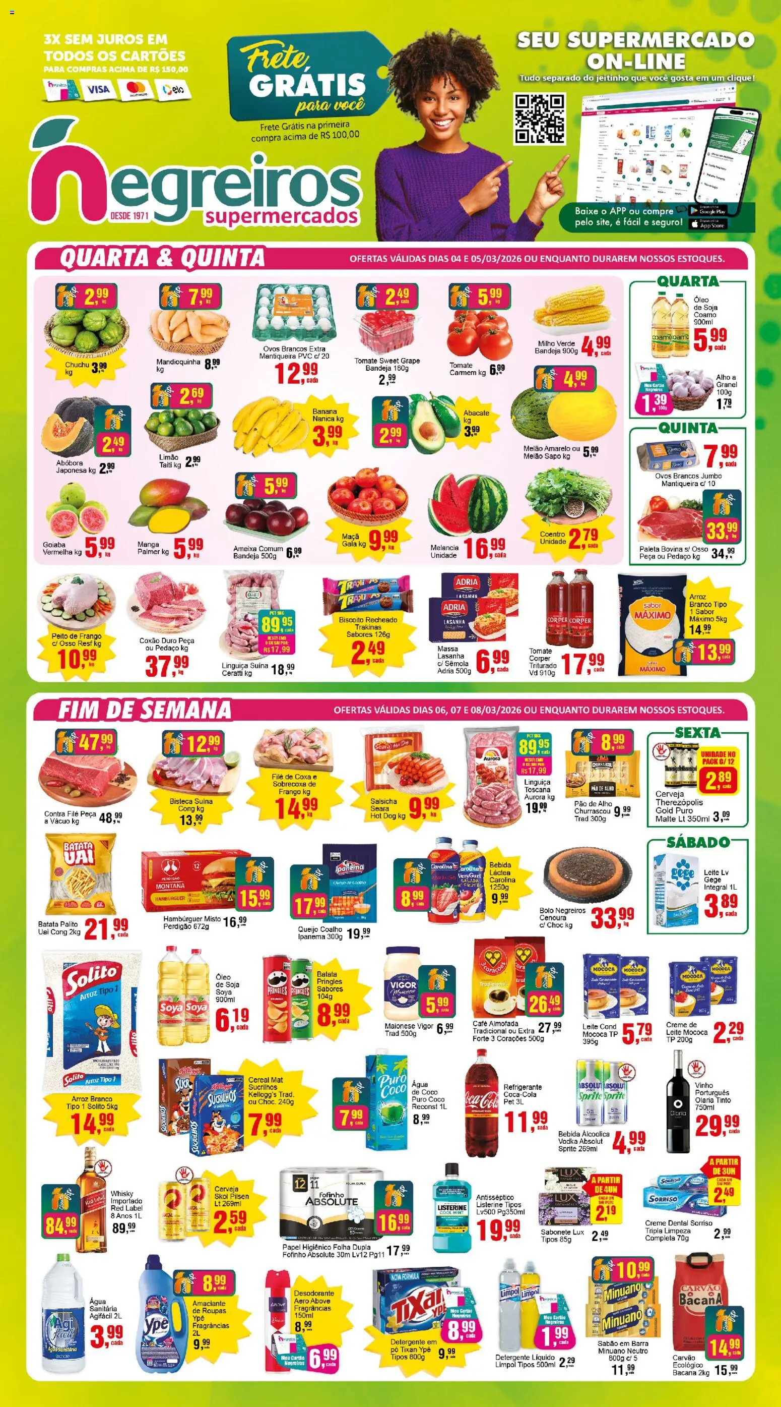 Pré-Visualização do folheto "Negreiros - Ofertas da semana" da loja Negreiros válido a partir de 04/03/2026