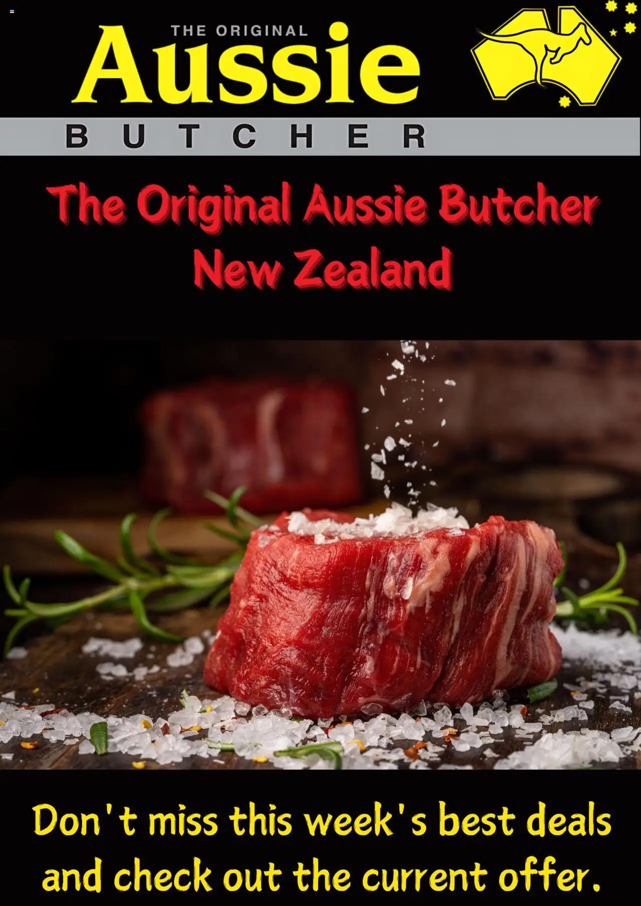 Catalogue Aussie Butcher catalogue valid from 11 Aug 2025 - page 1