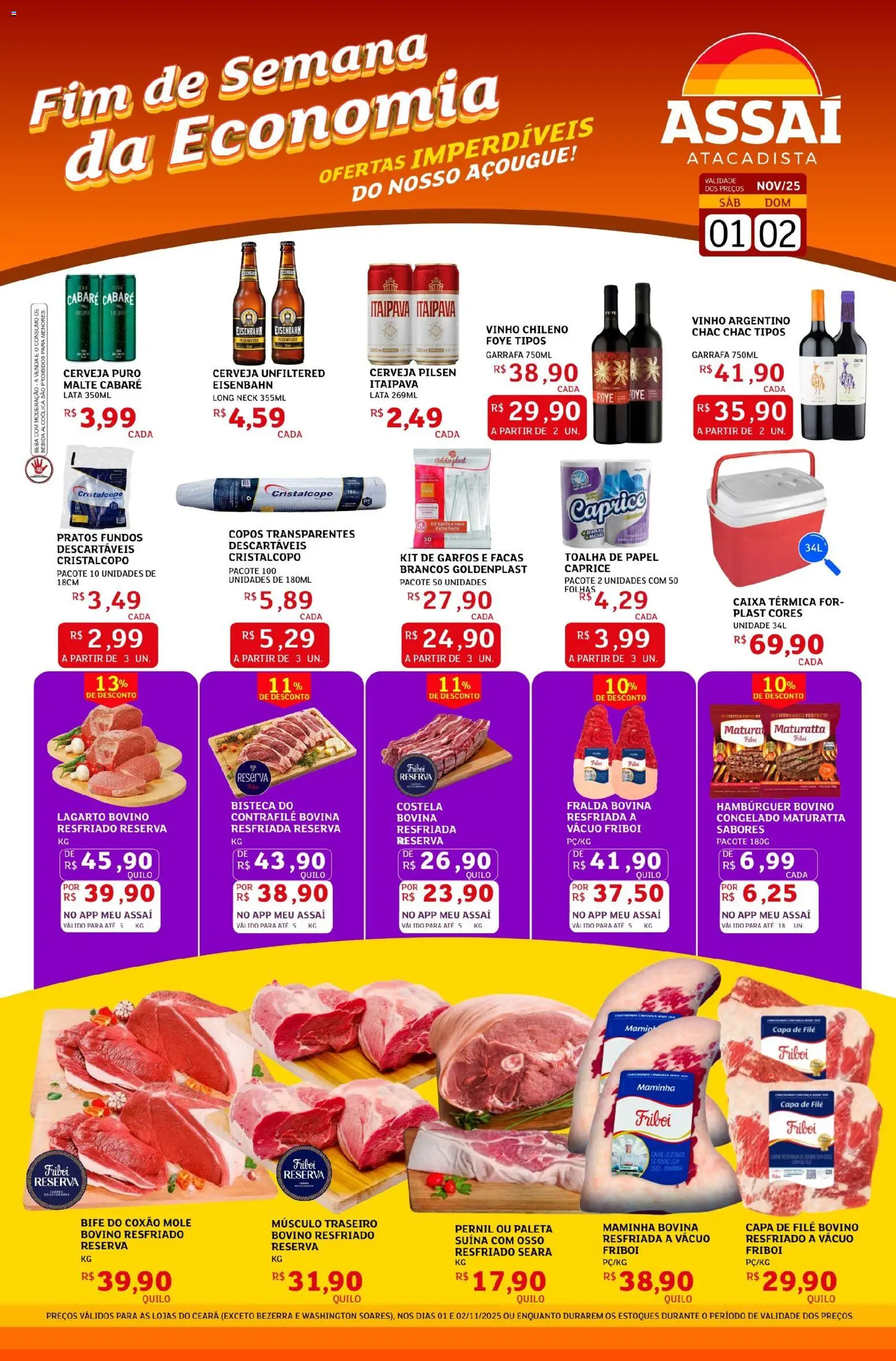Pré-Visualização do folheto "Encarte - CE" da loja Assaí Atacadista válido a partir de 01/11/2025