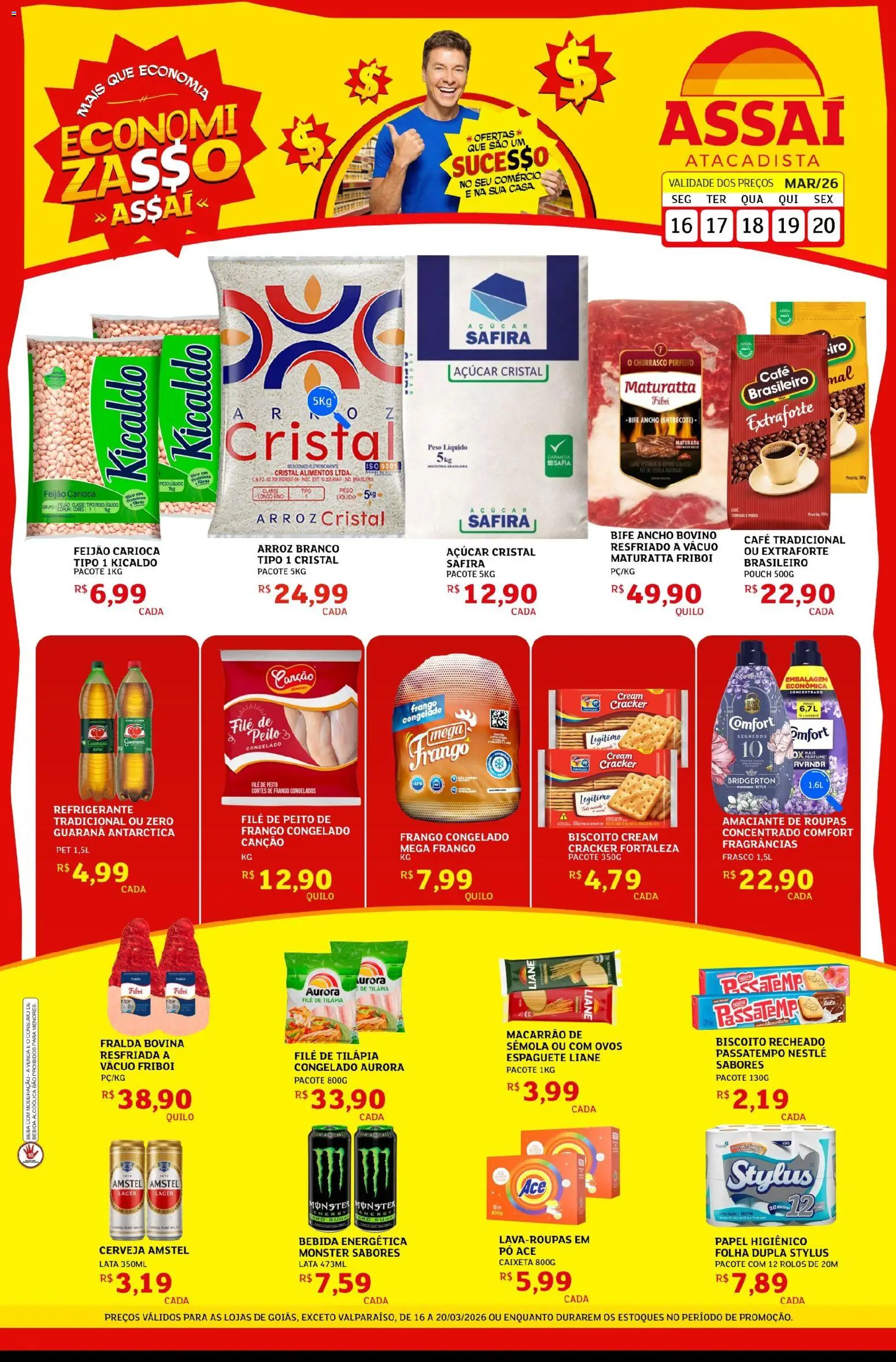 Pré-Visualização do folheto "Assaí Atacadista ofertas - GO" da loja Assaí Atacadista válido a partir de 16/03/2026