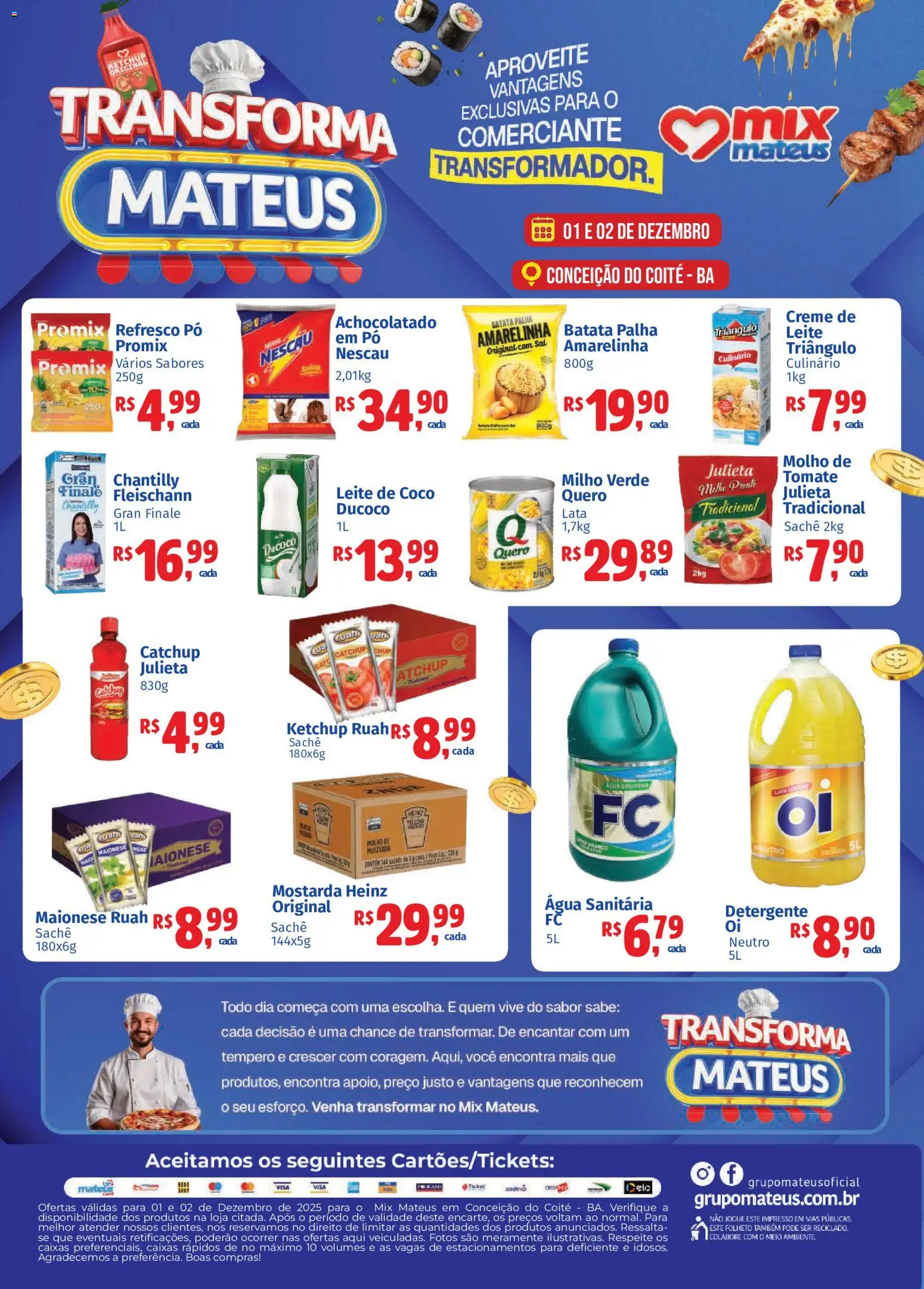 Pré-Visualização do folheto "Ofertas Transforma Mateus" da loja Mateus válido a partir de 01/12/2025