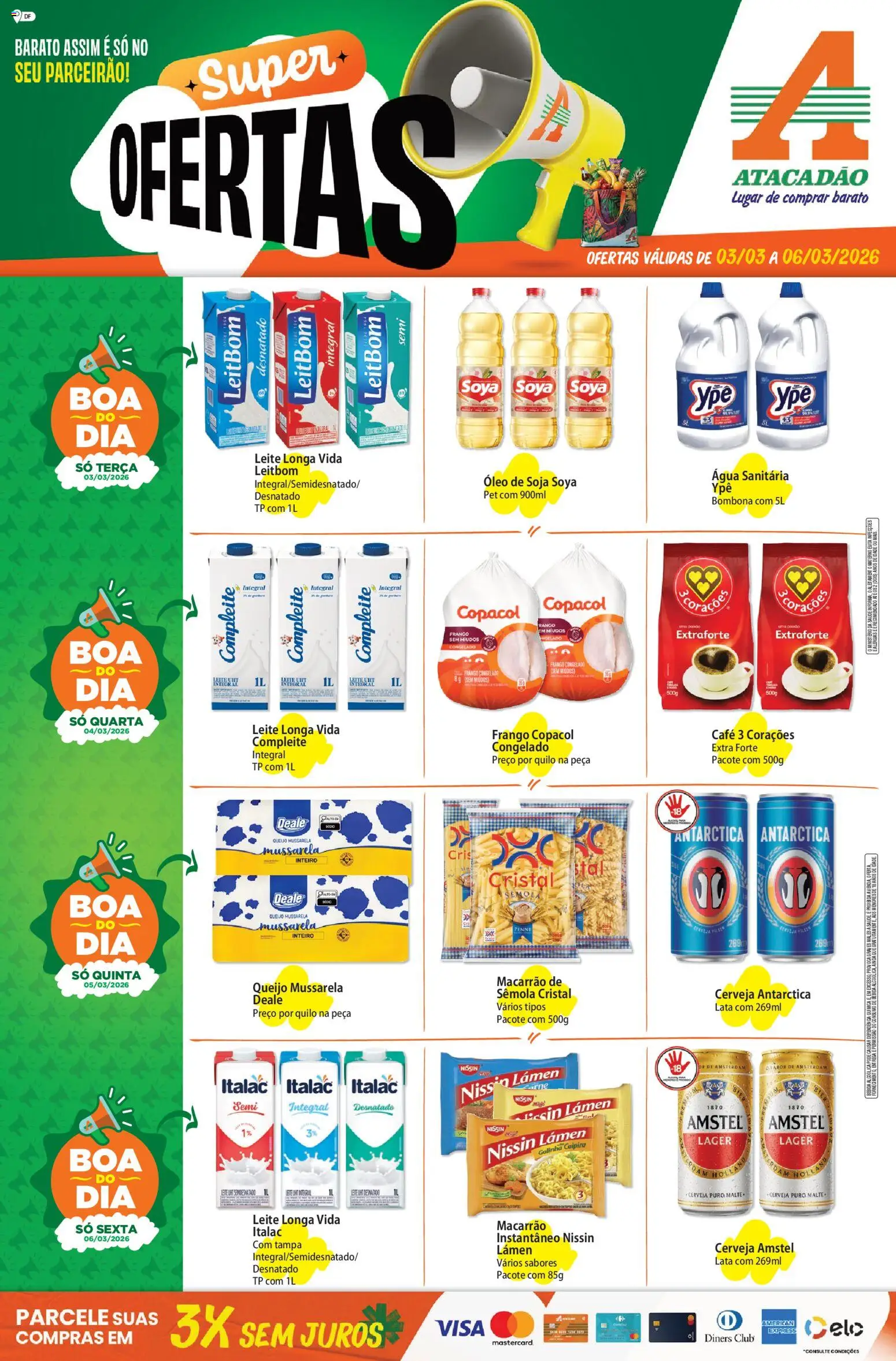 Pré-Visualização do folheto "Atacadão ofertas - DF" da loja Atacadão válido a partir de 03/03/2026