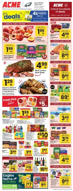 Ad Preview of Acme Weekly Ad - PA from 08/08/2025