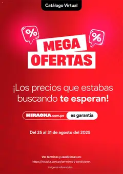 Vista previa de Catálogo de la tienda Hiraoka válido desde 25/08/2025