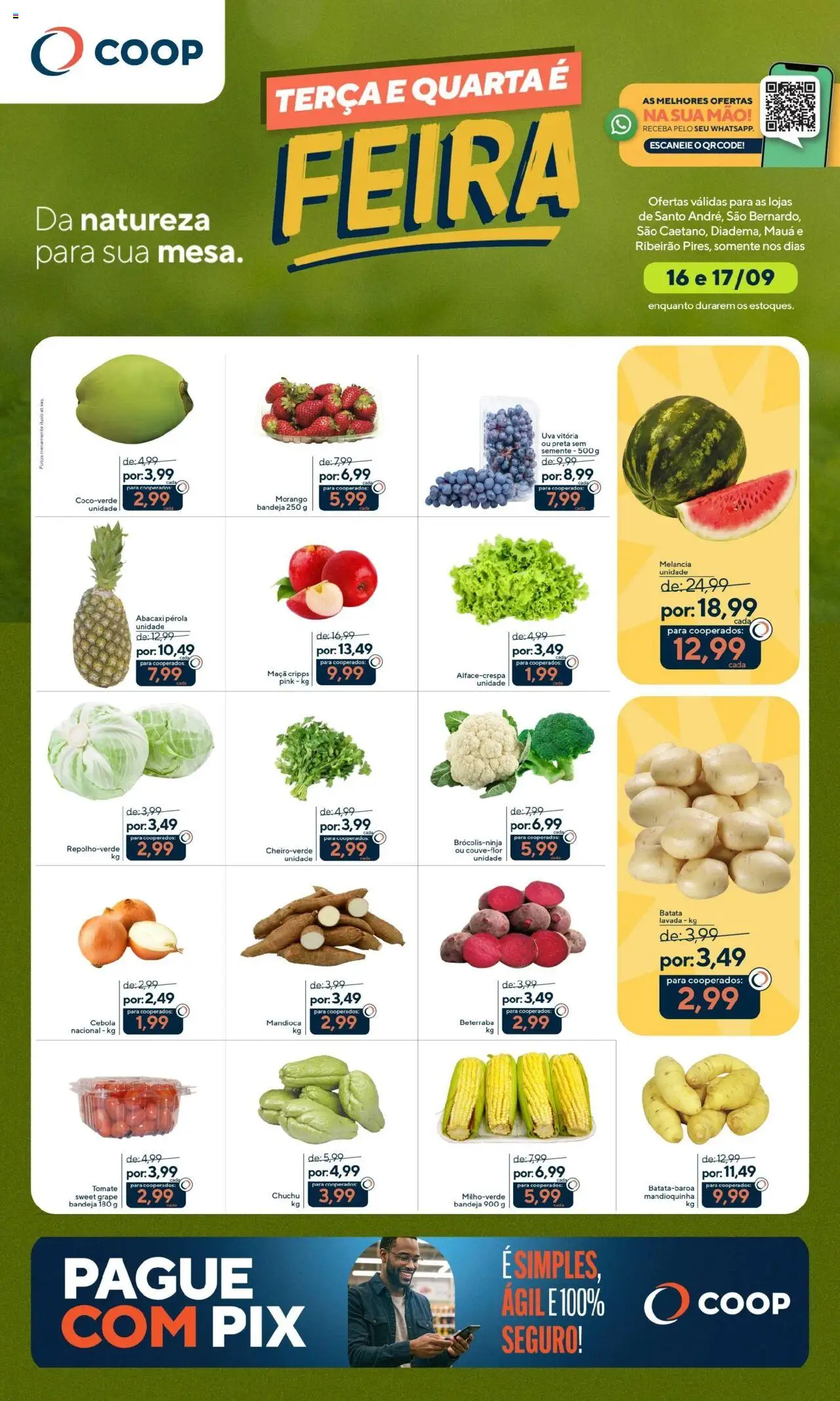 Coop folheto "Ofertas Terça e Quarta da Feira" válido a partir de 16/09/2025 - número de página 1