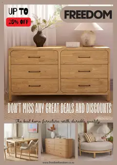 Preview of catalogue Catalogue from shop Freedom Furniture valid 7 Oct 2025