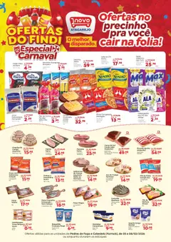 Pré-Visualização do folheto "Ofertas do Findi" da loja Novo Atacarejo válido a partir de 05/02/2026