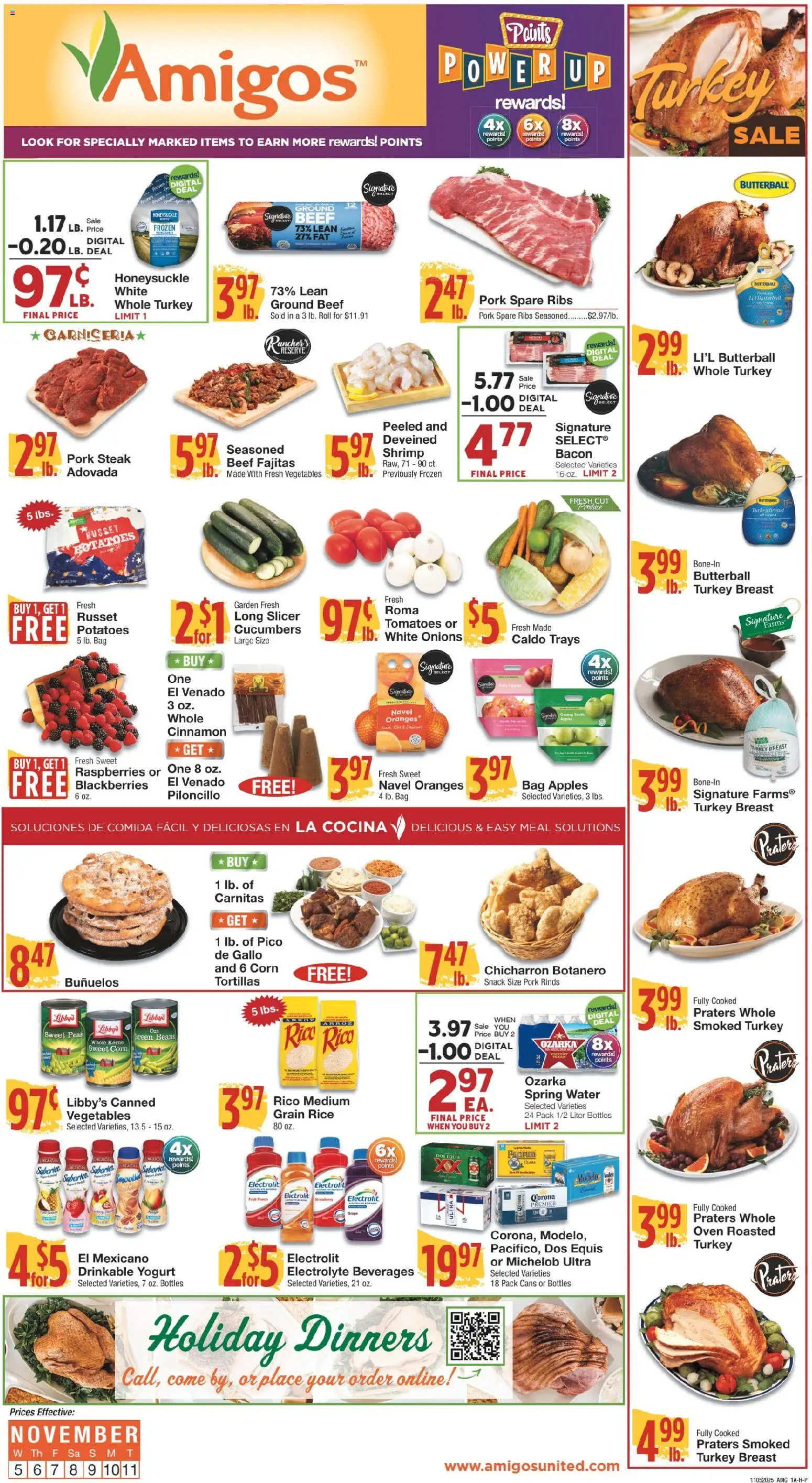 Ad Preview of United Supermarkets Ad from 11/04/2025