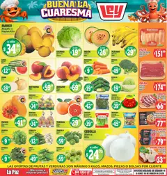 Vista previa las ofertas de la tienda Casa Ley - Casa Ley folleto Las ofertas de frutas y verdunas La Paz desde el 14/03/2026 