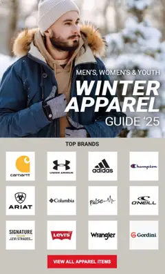 Ad Preview of Dunham's Sports Winter Apparel Guide from 10/30/2025