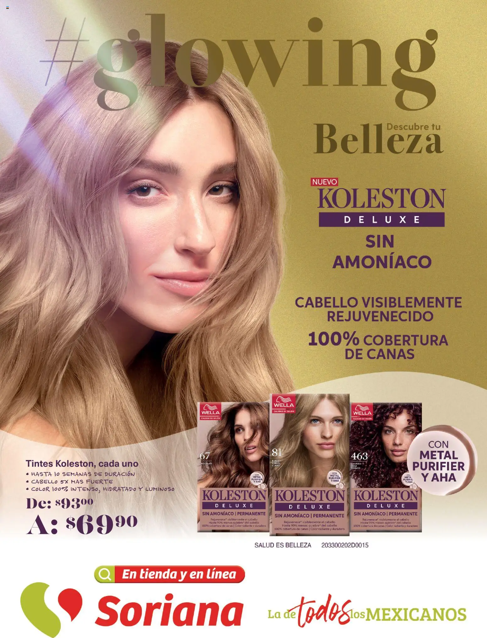 Vista previa las ofertas de la tienda Soriana - Soriana Glowing Descubre tu belleza Híper Nacional desde el 12/03/2026 - Radiante