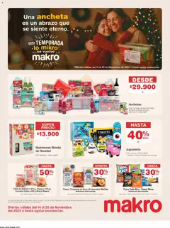  Vista previa del prospecto Ofertas Temporada II del almacen Makro válida del 14/11/2025 al 20/11/2025