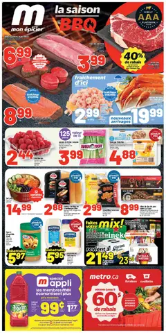 Un aperçu du dépliant Metro circulaire - North York du magasin Metro est valide à partir 23 avr. 2026