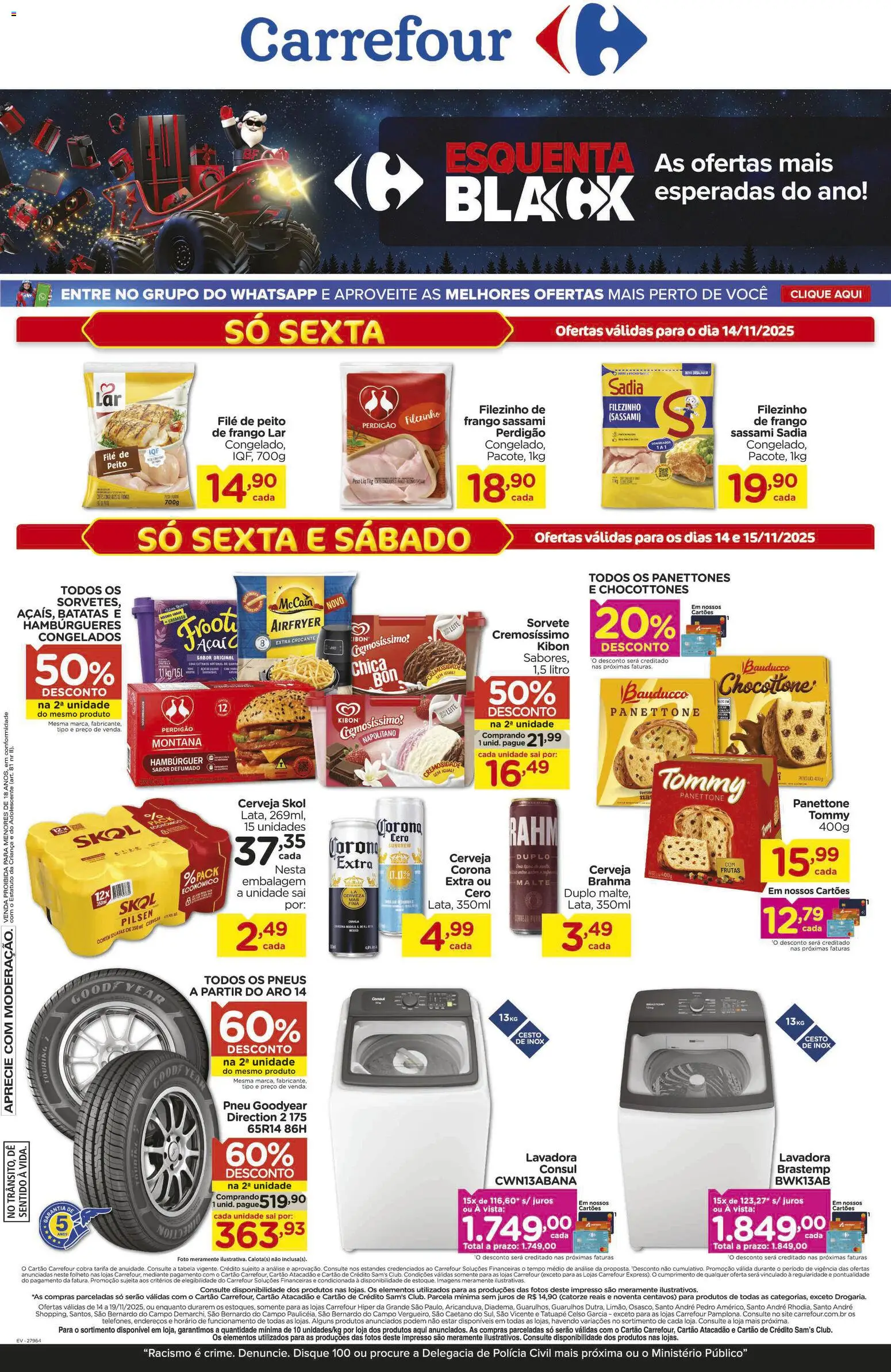 Pré-Visualização do folheto "Black Friday" da loja Carrefour válido a partir de 14/11/2025