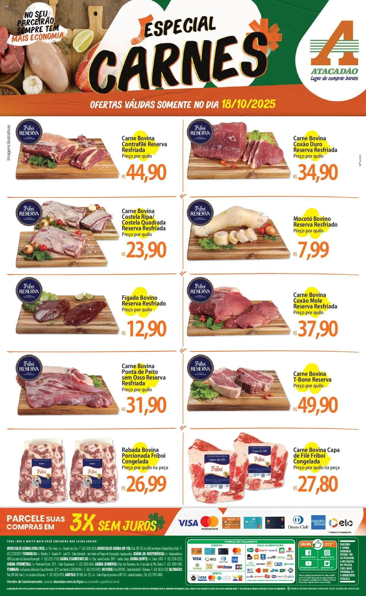 Atacadão folheto "Ofertas - GO" válido a partir de 18/10/2025 - número de página 1