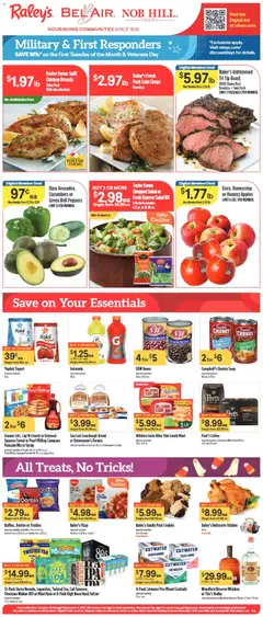 Ad Preview of Raley's Weekly Ad from 10/30/2025 | Page: 1