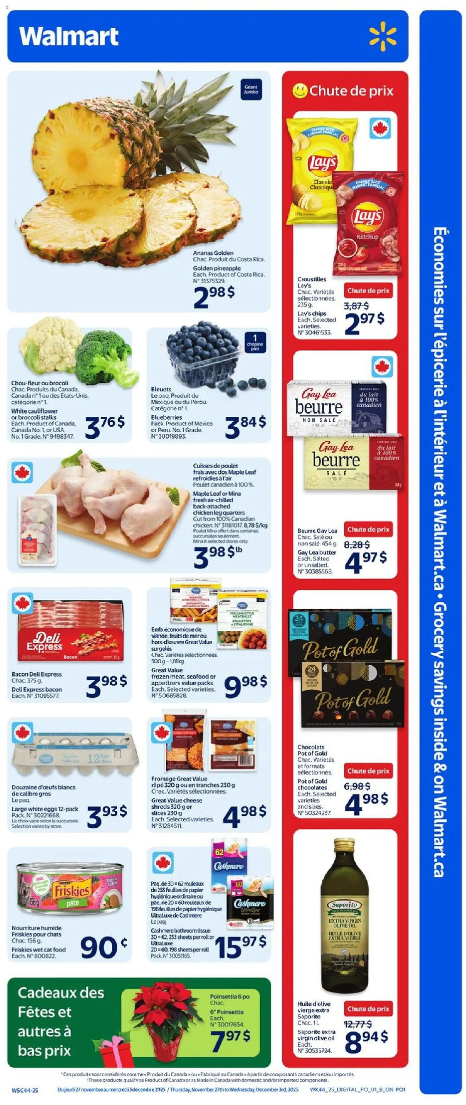 Preview of leaflet Circulaire from shop Walmart is valid from Nov 27, 2025