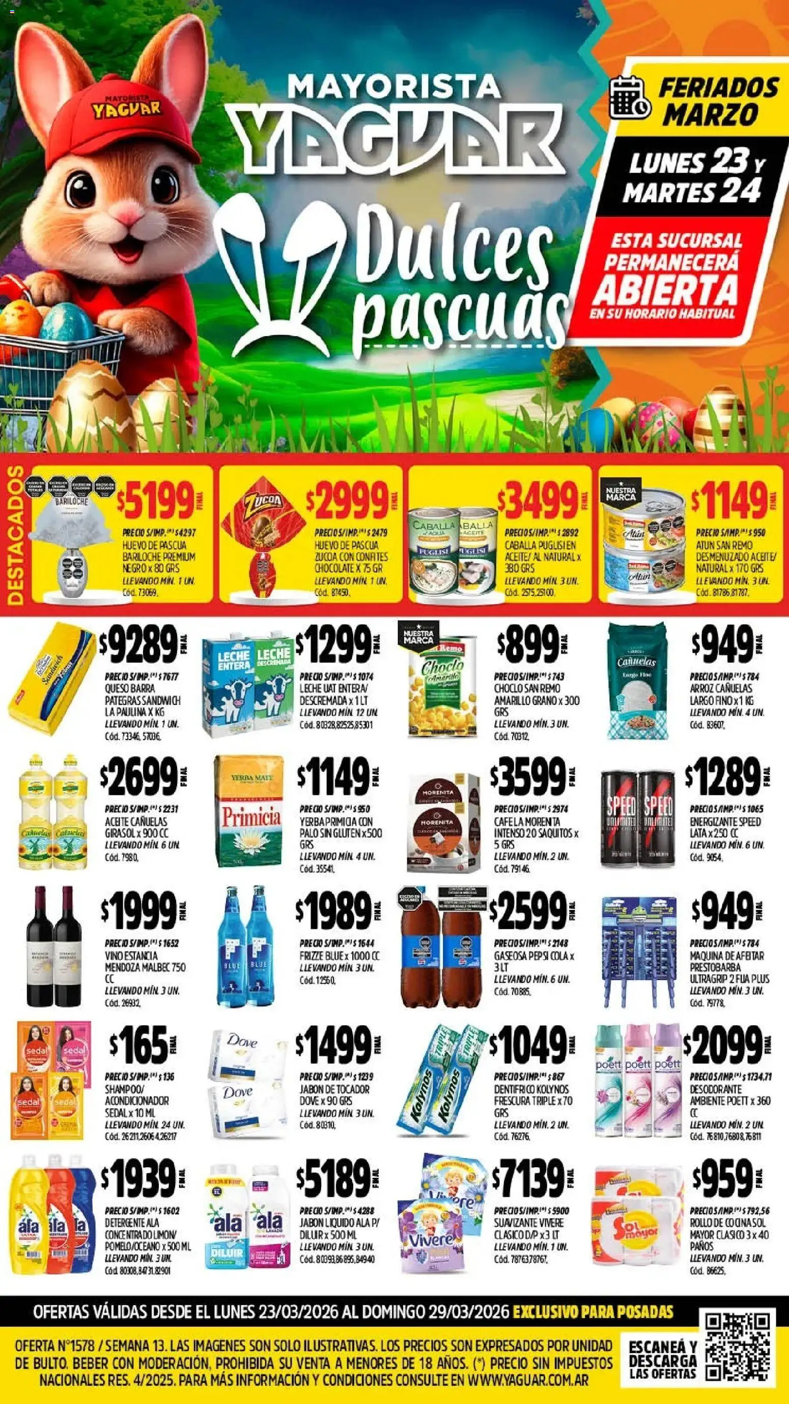 Vista previa del folleto de la tienda Yaguar válido desde el 23/03/2026 