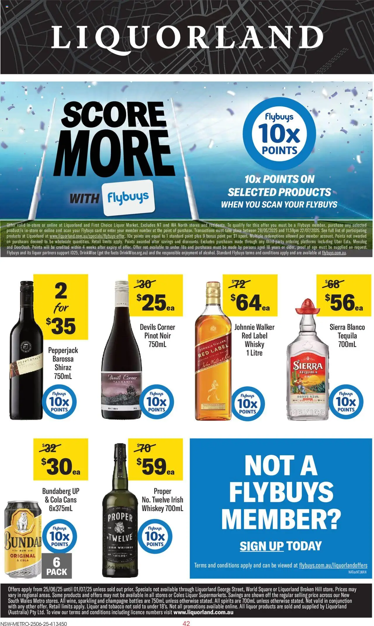 Liquorland catalogue valid from 25/06/2025 - page 1