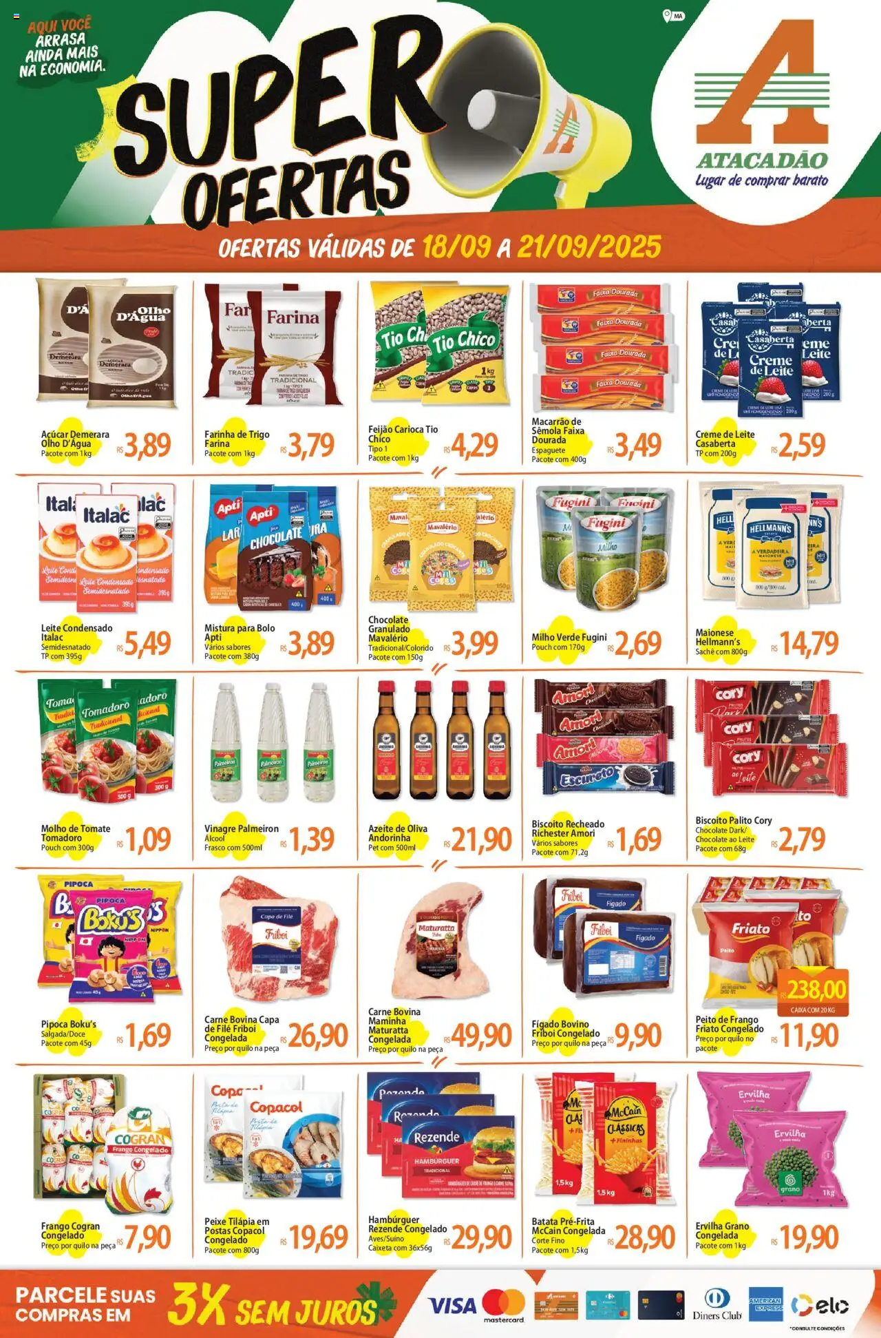 Atacadão folheto "Ofertas - MA" válido a partir de 18/09/2025 - número de página 1
