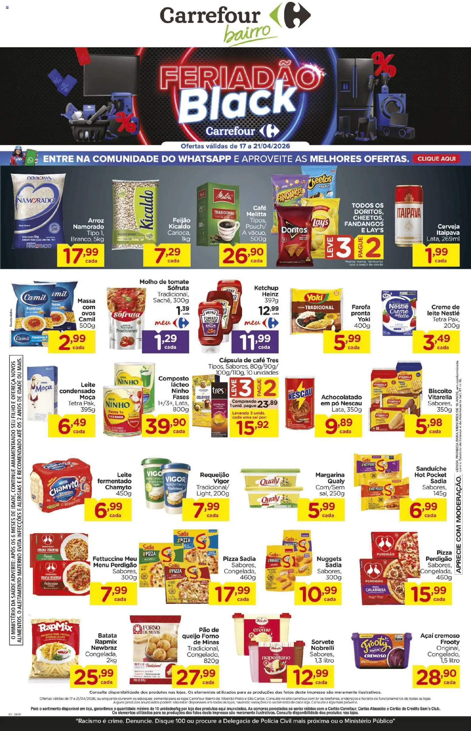 Pré-Visualização do folheto "Carrefour Bairro - Ofertas da semana" da loja Carrefour Bairro válido a partir de 17/04/2026