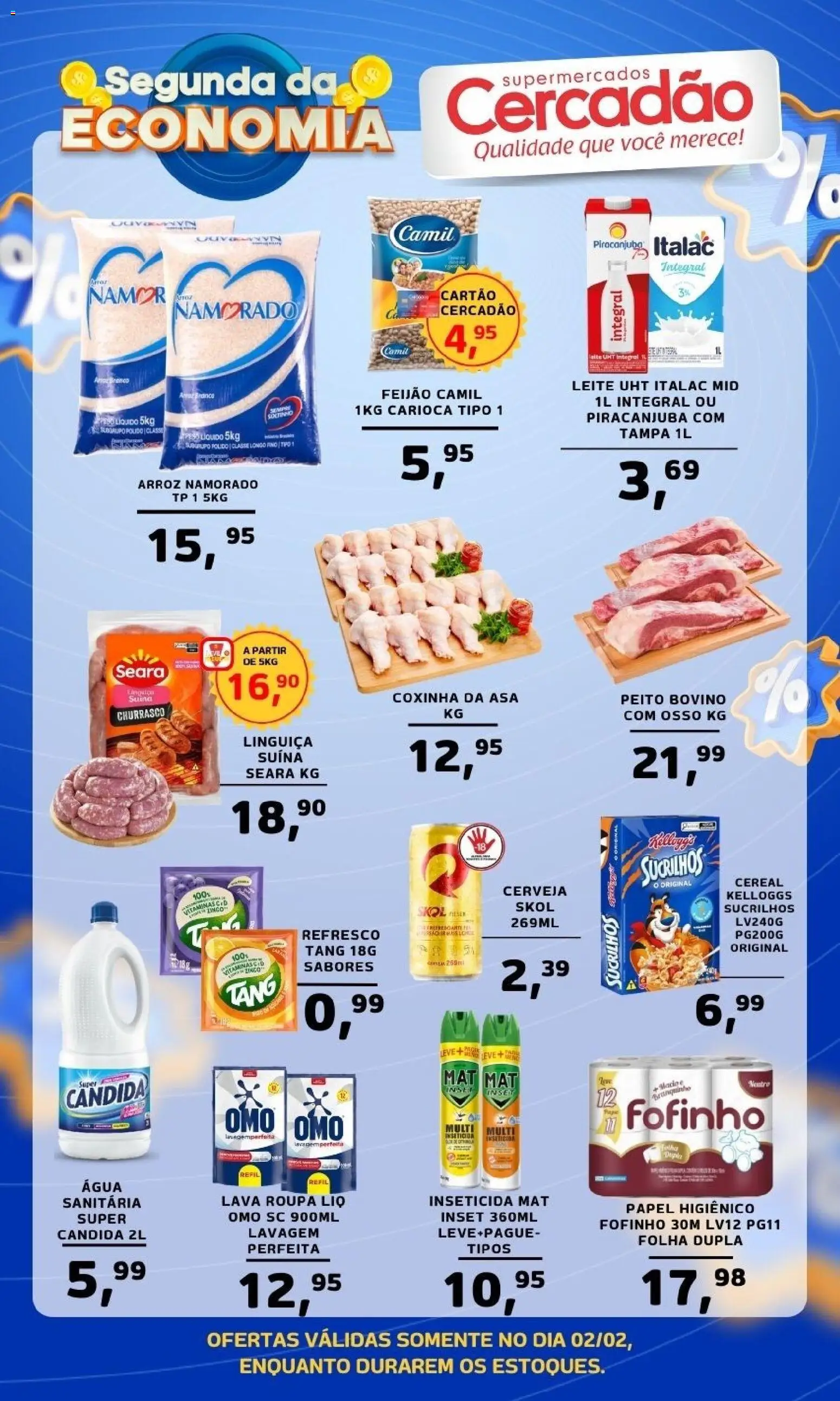 Pré-Visualização do folheto "Ofertas da semana" da loja Cercadão válido a partir de 02/02/2026