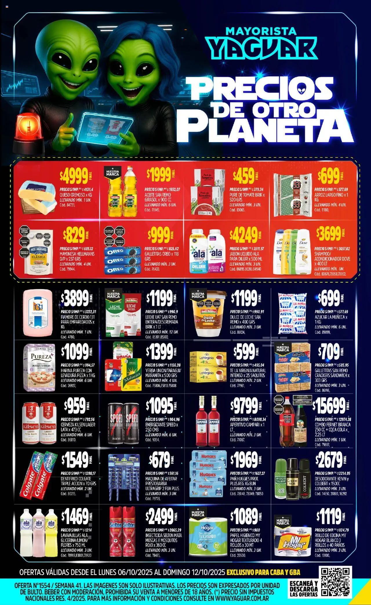 Yaguar Campana del 06/10/2025 Online